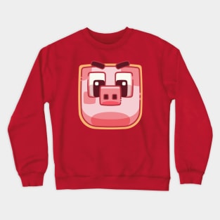 Cute Pig Cartoon Crewneck Sweatshirt